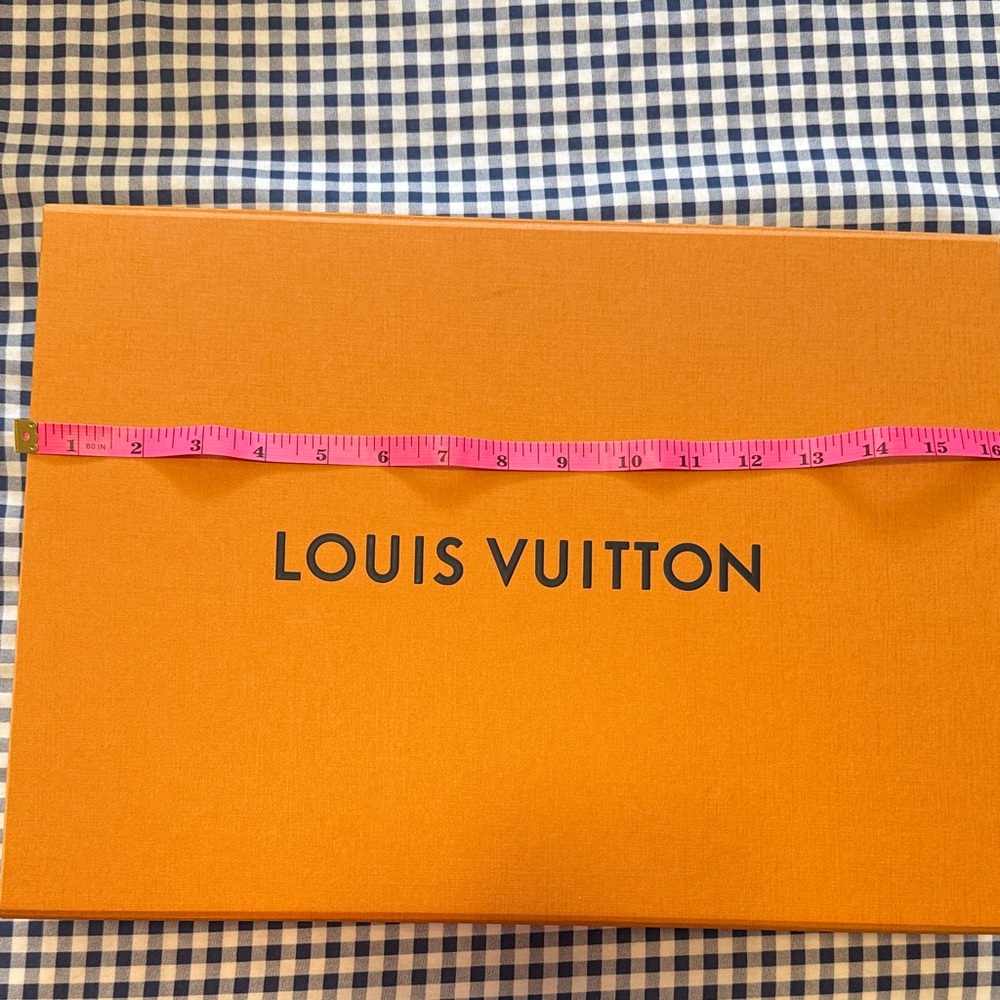 Louis Vuitton Vibrant Orange Gift Box with tissue!
